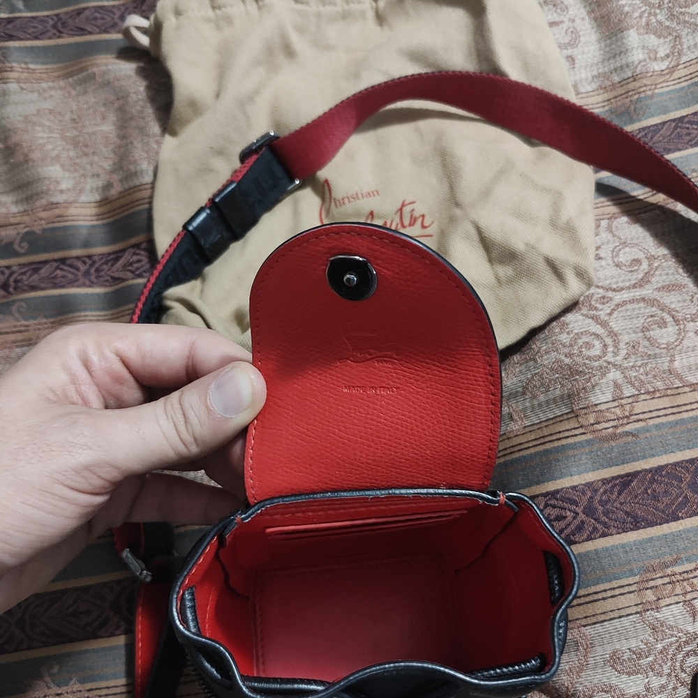 Christian Louboutin Explorafunk Keyring Studded Crossbody Bag - Picture 4 of 8